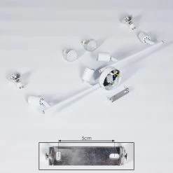 Hofstein Planes Deckenleuchte LED Weiß, 4-flammig -LED Leuchten Verkäufe planes deckenleuchte h3392942 4