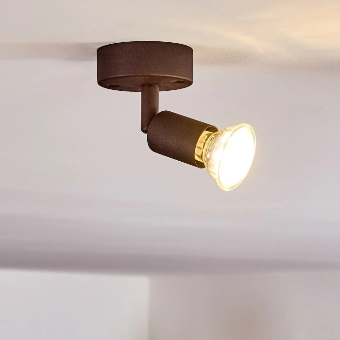 Hofstein Planes Deckenleuchte LED Rostfarben, 1-flammig 1 Hofstein Planes Deckenleuchte LED Rostfarben, 1-flammig