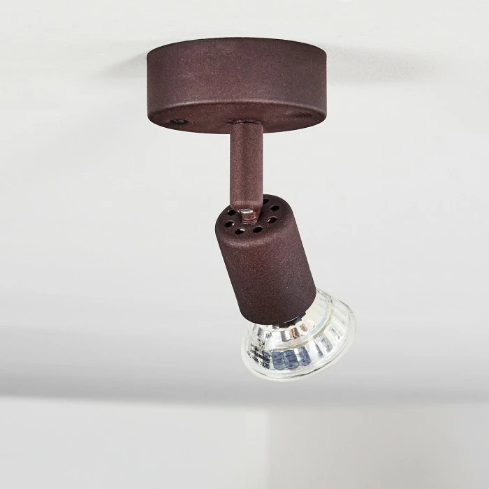 Hofstein Planes Deckenleuchte LED Rostfarben, 1-flammig 2 Hofstein Planes Deckenleuchte LED Rostfarben, 1-flammig – Bild 2