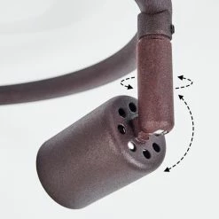 Hofstein Planes Deckenleuchte LED Rostfarben, 3-flammig -LED Leuchten Verkäufe planes deckenleuchte h3396537 2