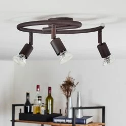 Hofstein Planes Deckenleuchte LED Rostfarben, 3-flammig -LED Leuchten Verkäufe planes deckenleuchte h3396537 8