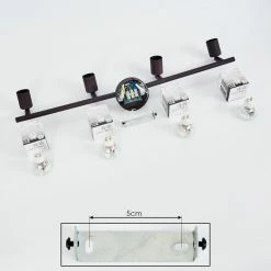 Hofstein Planes Deckenleuchte LED Rostfarben, 4-flammig -LED Leuchten Verkäufe planes deckenleuchte h3396551 4