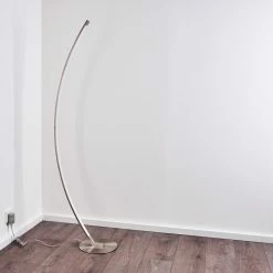 Hofstein Playa Stehleuchte LED Nickel-Matt, 1-flammig -LED Leuchten Verkäufe playa stehleuchte h3268438 do1 11