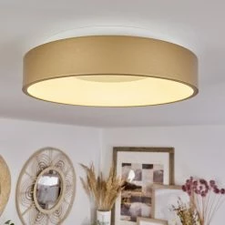 Hofstein Playas Deckenleuchte LED Weiß, Gold, 1-flammig -LED Leuchten Verkäufe playas deckenleuchte h3459980 6