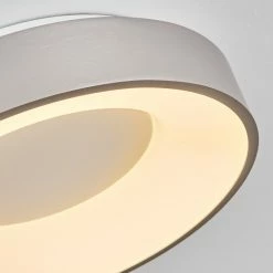 Hofstein Playas Deckenleuchte LED Silber, Weiß, 1-flammig -LED Leuchten Verkäufe playas deckenleuchte h3551196 12