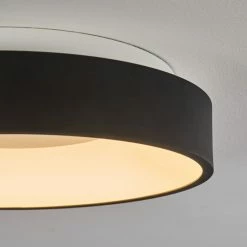 Hofstein Playas Deckenleuchte LED Schwarz, Weiß, 1-flammig -LED Leuchten Verkäufe playas deckenleuchte h3551219 12