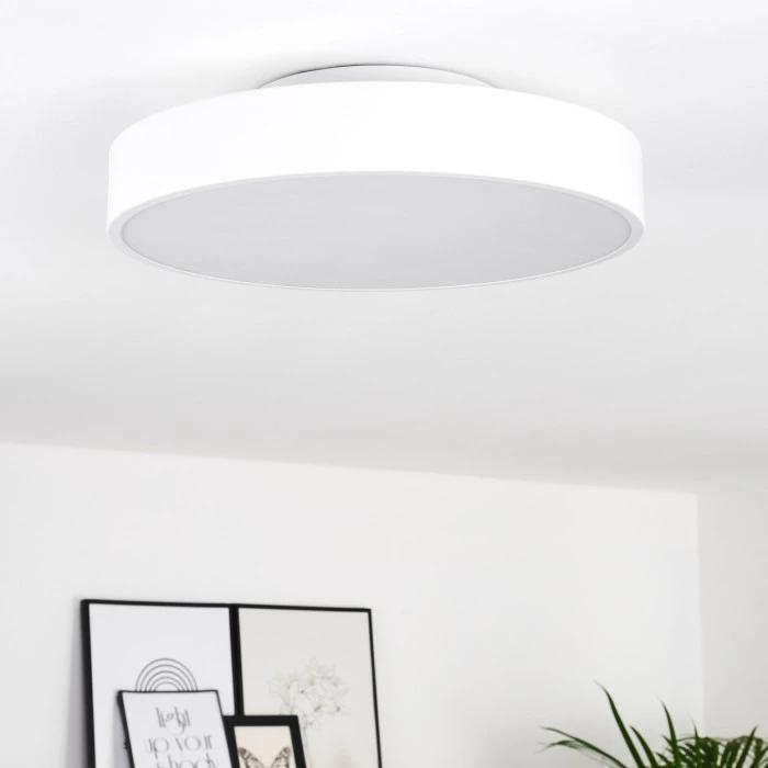 Hofstein Plovdiv Deckenleuchte LED Weiß, 1-flammig, Fernbedienung 5 Hofstein Plovdiv Deckenleuchte LED Weiß, 1-flammig, Fernbedienung – Bild 5