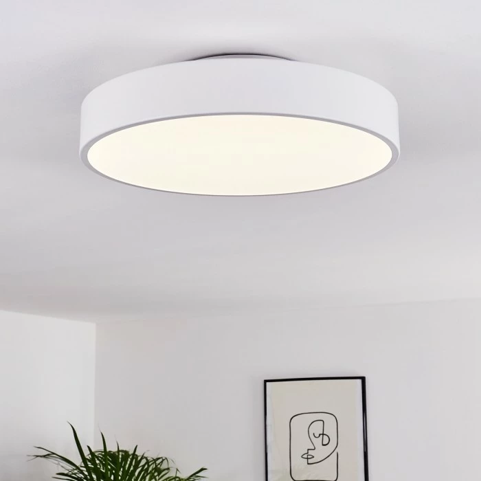 Hofstein Plovdiv Deckenleuchte LED Weiß, 1-flammig, Fernbedienung 7 Hofstein Plovdiv Deckenleuchte LED Weiß, 1-flammig, Fernbedienung – Bild 7