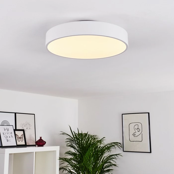 Hofstein Plovdiv Deckenleuchte LED Weiß, 1-flammig, Fernbedienung 9 Hofstein Plovdiv Deckenleuchte LED Weiß, 1-flammig, Fernbedienung – Bild 9