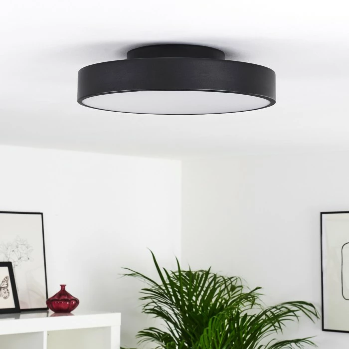 Hofstein Plovdiv Deckenleuchte LED Schwarz, 1-flammig, Fernbedienung 13 Hofstein Plovdiv Deckenleuchte LED Schwarz, 1-flammig, Fernbedienung – Bild 13