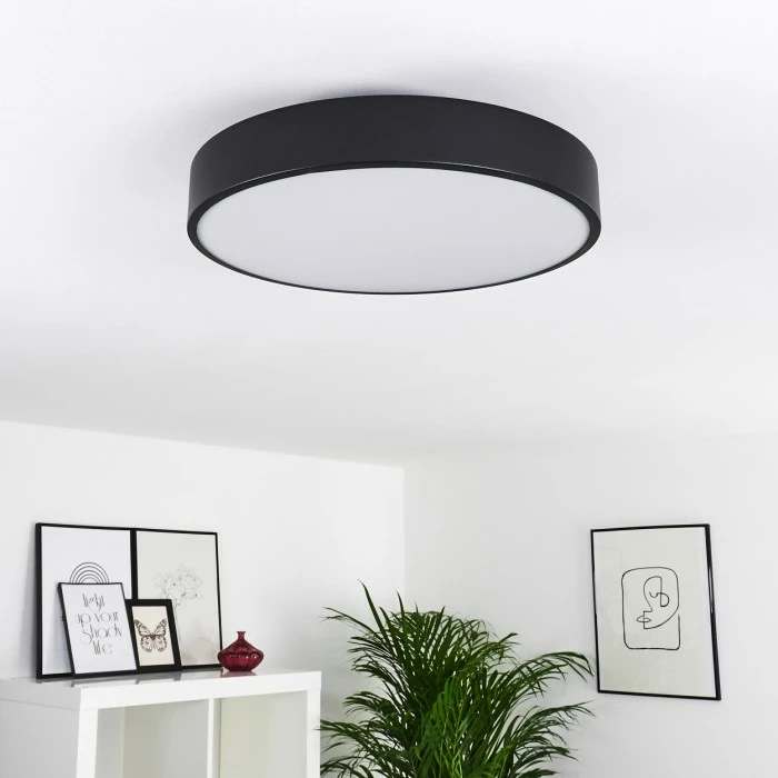 Hofstein Plovdiv Deckenleuchte LED Schwarz, 1-flammig, Fernbedienung 19 Hofstein Plovdiv Deckenleuchte LED Schwarz, 1-flammig, Fernbedienung – Bild 19