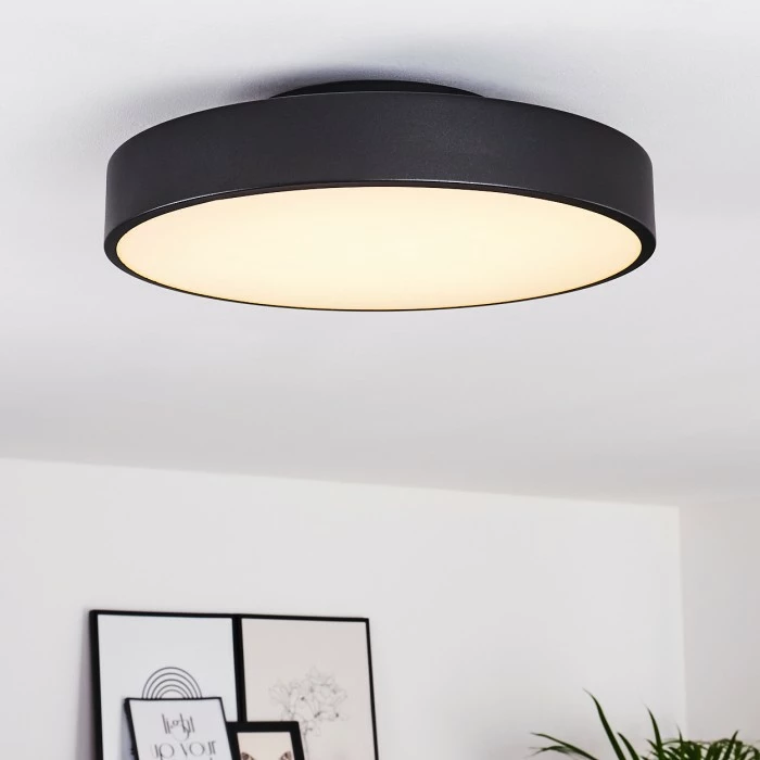 Hofstein Plovdiv Deckenleuchte LED Schwarz, 1-flammig, Fernbedienung 25 Hofstein Plovdiv Deckenleuchte LED Schwarz, 1-flammig, Fernbedienung – Bild 25