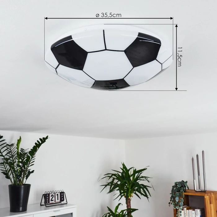 Hofstein Point Deckenleuchte LED Weiß, 1-flammig 4 Hofstein Point Deckenleuchte LED Weiß, 1-flammig – Bild 4