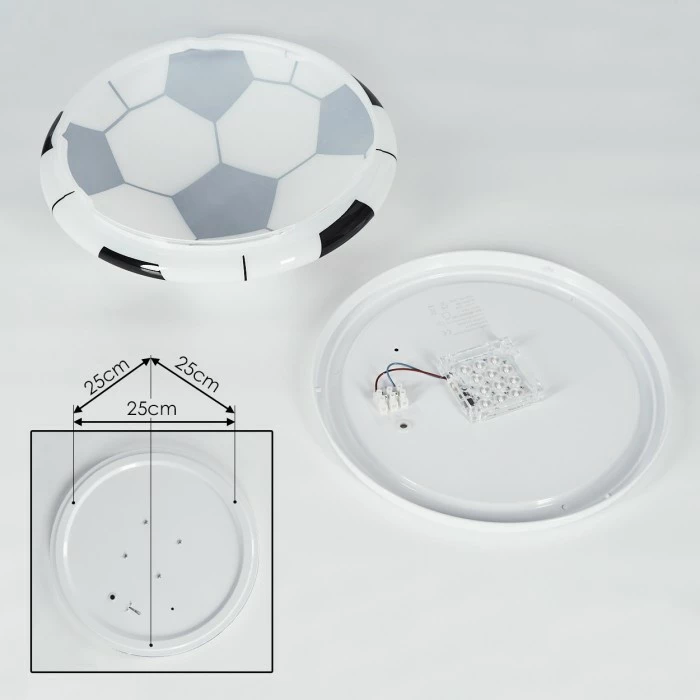 Hofstein Point Deckenleuchte LED Weiß, 1-flammig 5 Hofstein Point Deckenleuchte LED Weiß, 1-flammig – Bild 5