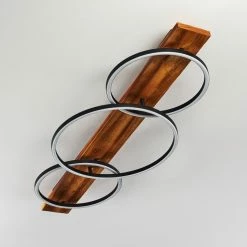 Hofstein Pompu Deckenleuchte LED Schwarz, Holz dunkel, 3-flammig -LED Leuchten Verkäufe pompu deckenleuchte h3392294 7