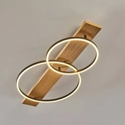 Hofstein Pompu Deckenleuchte LED Schwarz, Holz hell, 2-flammig 21 Hofstein Pompu Deckenleuchte LED Schwarz, Holz hell, 2-flammig -LED Leuchten Verkäufe pompu deckenleuchte h3392331 10