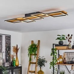 Hofstein Pompu Deckenleuchte LED Schwarz, Naturfarben, 1-flammig 22 Hofstein Pompu Deckenleuchte LED Schwarz, Naturfarben, 1-flammig -LED Leuchten Verkäufe pompu deckenleuchte h3619018 10