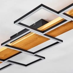 Hofstein Pompu Deckenleuchte LED Schwarz, Naturfarben, 1-flammig 17 Hofstein Pompu Deckenleuchte LED Schwarz, Naturfarben, 1-flammig -LED Leuchten Verkäufe pompu deckenleuchte h3619018 5