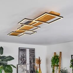 Hofstein Pompu Deckenleuchte LED Schwarz, Naturfarben, 1-flammig 20 Hofstein Pompu Deckenleuchte LED Schwarz, Naturfarben, 1-flammig -LED Leuchten Verkäufe pompu deckenleuchte h3619018 8