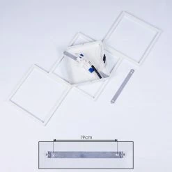 Hofstein Pourao Deckenleuchte LED Weiß, 1-flammig -LED Leuchten Verkäufe pourao deckenleuchte h3418116 4