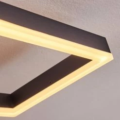 Hofstein Pourao Deckenleuchte LED Schwarz, Weiß, Holz dunkel, 1-flammig, Fernbedienung 15 Hofstein Pourao Deckenleuchte LED Schwarz, Weiß, Holz dunkel, 1-flammig, Fernbedienung -LED Leuchten Verkäufe pourao deckenleuchte h3418185 5