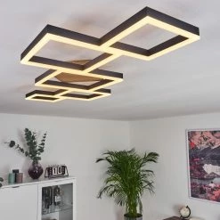 Hofstein Pourao Deckenleuchte LED Schwarz, Weiß, Holz dunkel, 1-flammig, Fernbedienung 16 Hofstein Pourao Deckenleuchte LED Schwarz, Weiß, Holz dunkel, 1-flammig, Fernbedienung -LED Leuchten Verkäufe pourao deckenleuchte h3418185 6