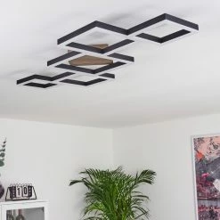 Hofstein Pourao Deckenleuchte LED Schwarz, Weiß, Holz dunkel, 1-flammig, Fernbedienung 19 Hofstein Pourao Deckenleuchte LED Schwarz, Weiß, Holz dunkel, 1-flammig, Fernbedienung -LED Leuchten Verkäufe pourao deckenleuchte h3418185 9