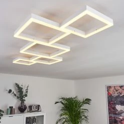 Hofstein Pourao Deckenleuchte LED Weiß, 1-flammig, Fernbedienung -LED Leuchten Verkäufe pourao deckenleuchte h3418208 6