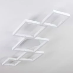 Hofstein Pourao Deckenleuchte LED Weiß, 1-flammig, Fernbedienung -LED Leuchten Verkäufe pourao deckenleuchte h3418208 7