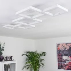 Hofstein Pourao Deckenleuchte LED Weiß, 1-flammig, Fernbedienung -LED Leuchten Verkäufe pourao deckenleuchte h3418208 9