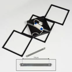 Hofstein Pourao Deckenleuchte LED Weiß, 1-flammig -LED Leuchten Verkäufe pourao deckenleuchte h3418284 4