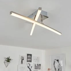 Hofstein Powassan Deckenleuchte LED Chrom, 2-flammig -LED Leuchten Verkäufe powassan deckenleuchte h3009253 6