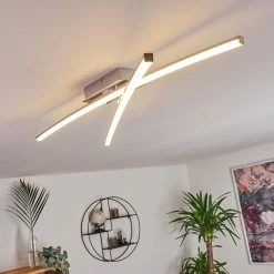 Hofstein Powassan Deckenleuchte LED Chrom, 2-flammig -LED Leuchten Verkäufe powassan deckenleuchte h3009277 11