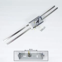 Hofstein Powassan Deckenleuchte LED Chrom, 2-flammig -LED Leuchten Verkäufe powassan deckenleuchte h3009277 4