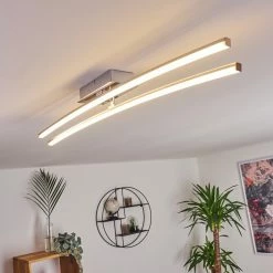 Hofstein Powassan Deckenleuchte LED Chrom, 2-flammig -LED Leuchten Verkäufe powassan deckenleuchte h3009277 8