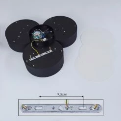 Hofstein Purus Deckenleuchte LED Schwarz, 1-flammig -LED Leuchten Verkäufe purus deckenleuchte h3437421 4