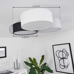 Hofstein Purus Deckenleuchte LED Schwarz, 1-flammig -LED Leuchten Verkäufe purus deckenleuchte h3437445 3