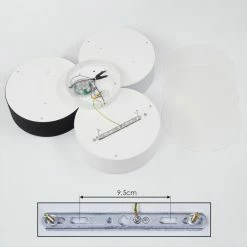 Hofstein Purus Deckenleuchte LED Schwarz, 1-flammig -LED Leuchten Verkäufe purus deckenleuchte h3437445 4