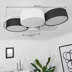 Hofstein Purus Deckenleuchte LED Schwarz, 1-flammig -LED Leuchten Verkäufe purus deckenleuchte h3445501 3