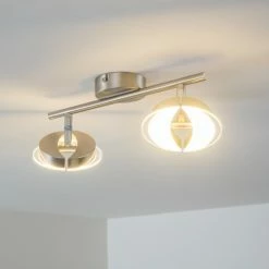 Hofstein Puslinch Deckenspot LED Nickel-Matt, 4-flammig -LED Leuchten Verkäufe puslinch deckenspot h3009864 10