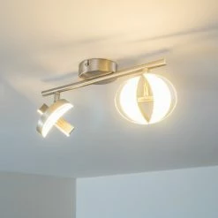 Hofstein Puslinch Deckenspot LED Nickel-Matt, 4-flammig -LED Leuchten Verkäufe puslinch deckenspot h3009864 3