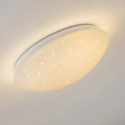 Hofstein Quebec Deckenleuchte LED Weiß, 1-flammig, Fernbedienung, Farbwechsler -LED Leuchten Verkäufe quebec deckenleuchte h000205 17