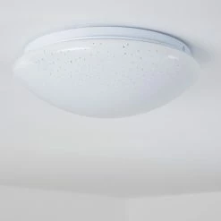 Hofstein Quebec Deckenleuchte LED Weiß, 1-flammig, Fernbedienung, Farbwechsler -LED Leuchten Verkäufe quebec deckenleuchte h000205 4