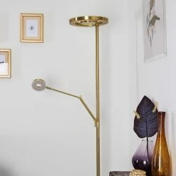 Hofstein Rabeja Deckenfluter LED Messing, Gold, 2-flammig 18 Hofstein Rabeja Deckenfluter LED Messing, Gold, 2-flammig -LED Leuchten Verkäufe rabeja deckenfluter h3391044 6