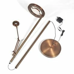 Hofstein Rabeja Deckenfluter LED Messing, 2-flammig -LED Leuchten Verkäufe rabeja deckenfluter h3391051 4