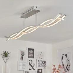 Hofstein Rabius Deckenleuchte LED Silber, 3-flammig -LED Leuchten Verkäufe rabius deckenleuchte h3542064 8