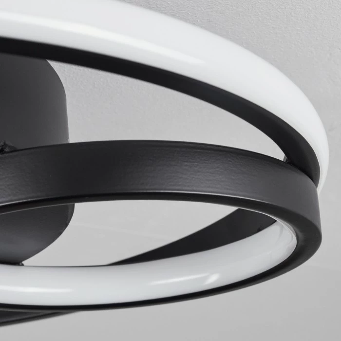 Hofstein Rafz Deckenleuchte LED Schwarz, 1-flammig 3 Hofstein Rafz Deckenleuchte LED Schwarz, 1-flammig – Bild 3