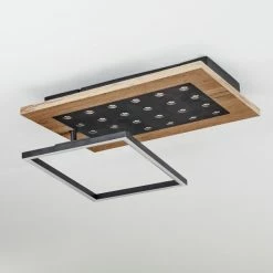Hofstein Ramilos Deckenleuchte LED Schwarz, Naturfarben, 1-flammig -LED Leuchten Verkäufe ramilos deckenleuchte h3583449 7