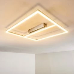 Hofstein Rauma Deckenleuchte LED Nickel-Matt, 1-flammig -LED Leuchten Verkäufe rauma deckenleuchte h3090060 2
