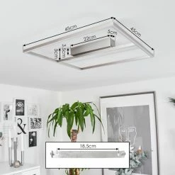 Hofstein Rauma Deckenleuchte LED Nickel-Matt, 1-flammig 13 Hofstein Rauma Deckenleuchte LED Nickel-Matt, 1-flammig -LED Leuchten Verkäufe rauma deckenleuchte h3571064 3